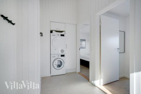 Der geräumige Eingangsbereich im Luxusferienhaus Nr. 533 in Westjütland