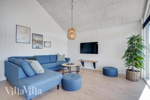 In der Sofalandschaft des Ferienhauses Nr. 533 kann man es richtig gemütlich machen.