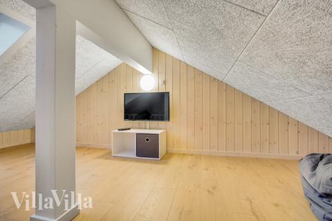 Einige der 20 Schlafgelegenheiten befinden sich im Luxusferienhaus Nr. 529 auf dem ausgebauten Dachboden