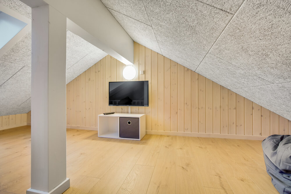 Einige der 20 Schlafgelegenheiten befinden sich im Luxusferienhaus Nr. 529 auf dem ausgebauten Dachboden