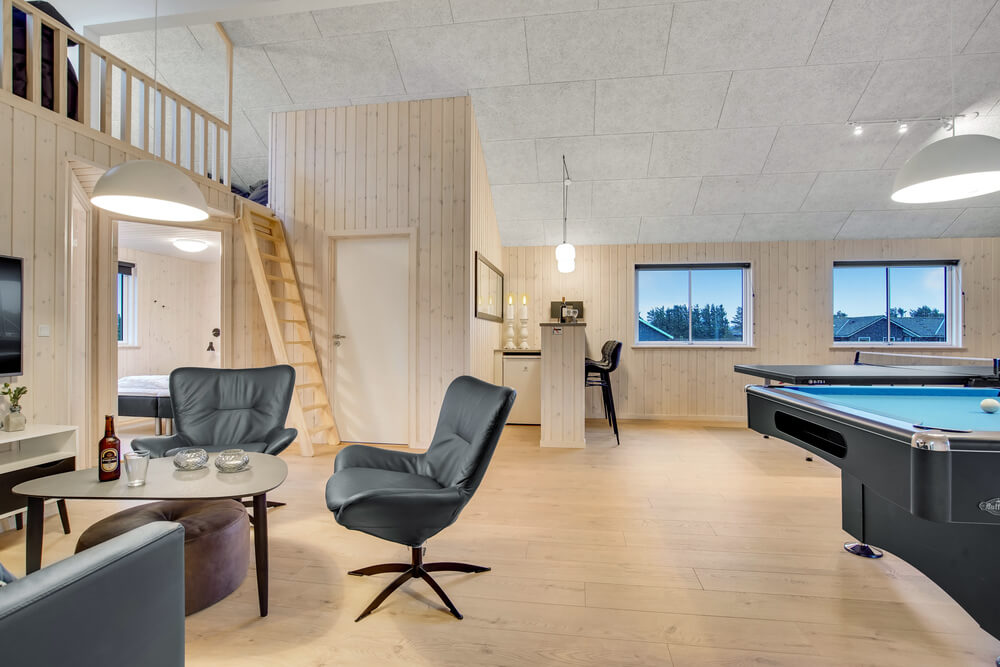 Veranstaltet ein Turnier im Aktivitätsraum, wenn ihr das Ferienhaus Nr. 529 in Nordjütland besucht.
