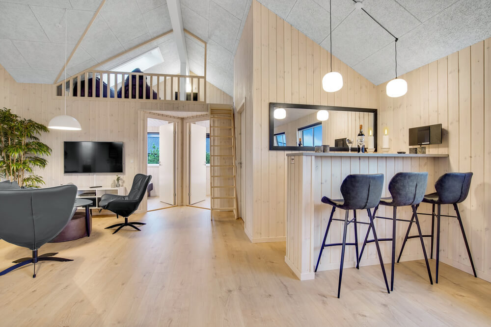 Das Ferienhaus 529 ist mit eigener Bar ausgestattet