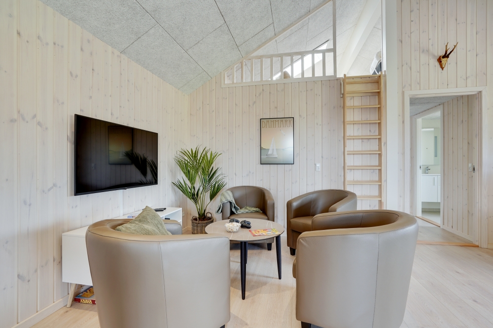 Das Wohnzimmer im Luxusferienhaus Nr. 525.