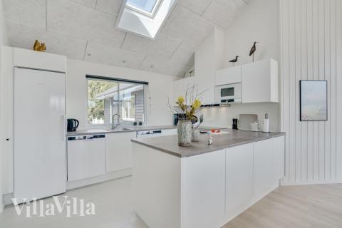 Die Küche im Luxusferienhaus Nr. 525 ist gut eingerichtet.