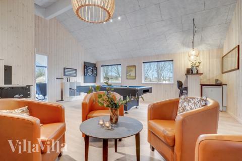 Veranstaltet ein Turnier im Aktivitätsraum, wenn ihr das Ferienhaus Nr. 524 in Südjütland besucht.