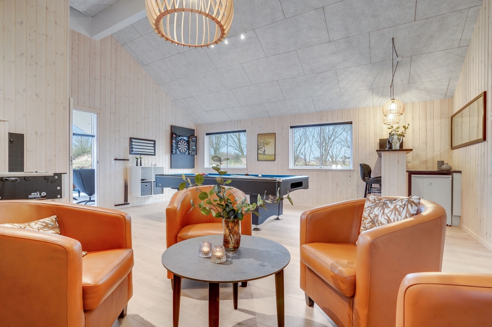 Veranstaltet ein Turnier im Aktivitätsraum, wenn ihr das Ferienhaus Nr. 524 in Südjütland besucht.