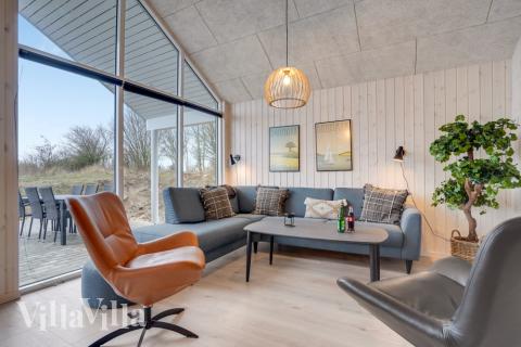 In der Sofalandschaft des Ferienhauses Nr. 524 kann man es richtig gemütlich machen.