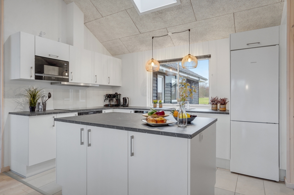 Die Küche im Luxusferienhaus Nr. 524 ist gut eingerichtet.