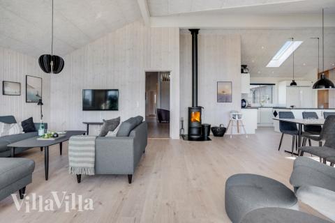 In der Sofalandschaft des Ferienhauses Nr. 523 kann man es richtig gemütlich machen.