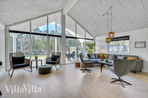 In der Sofalandschaft des Ferienhauses Nr. 536 kann man es richtig gemütlich machen.