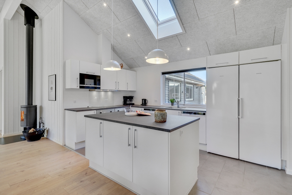 Die Küche im Luxusferienhaus Nr. 536 ist gut eingerichtet.