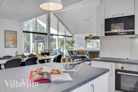 Die Küche im Luxusferienhaus Nr. 536 ist gut eingerichtet.