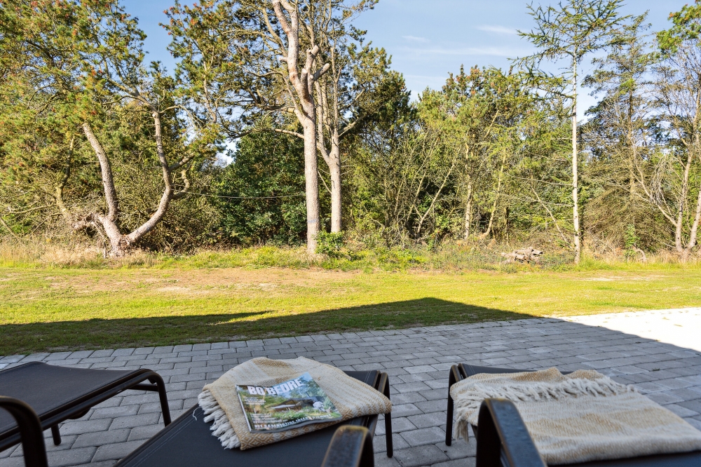 Große Terrasse am Luxusferienhaus Nr. 536 in Westjütland.