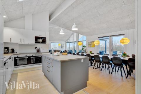 Die Küche im Luxusferienhaus Nr. 537 ist gut eingerichtet.