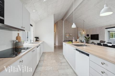 Die Küche im Luxusferienhaus Nr. 535 ist gut eingerichtet.