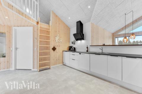 Die Küche im Luxusferienhaus Nr. 539 ist gut eingerichtet.