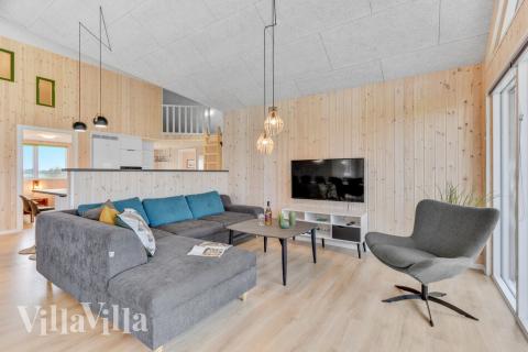 Die Couchecke im Luxusferienhaus Nr. 539 in Limfjord.