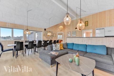 In der Sofalandschaft des Ferienhauses Nr. 539 kann man es richtig gemütlich machen.