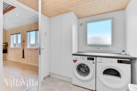 Der geräumige Eingangsbereich im Luxusferienhaus Nr. 539 in Limfjord