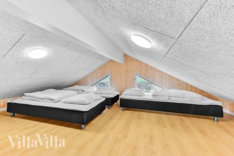 Einige der 14 Schlafgelegenheiten befinden sich im Luxusferienhaus Nr. 539 auf dem ausgebauten Dachboden