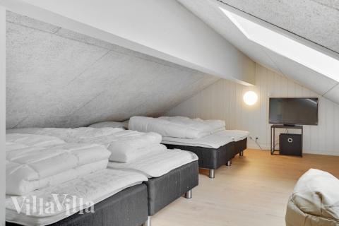 Einige der 18 Schlafgelegenheiten befinden sich im Luxusferienhaus Nr. 541 auf dem ausgebauten Dachboden