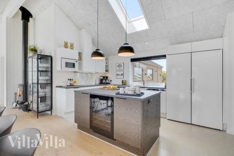 Die Küche im Luxusferienhaus Nr. 541 ist gut eingerichtet.