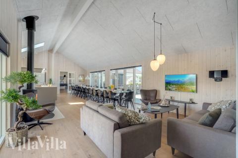 In der Sofalandschaft des Ferienhauses Nr. 542 kann man es richtig gemütlich machen.