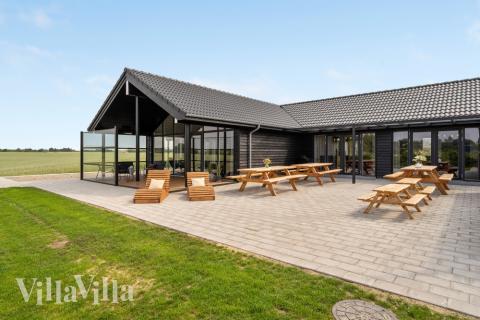 Große Terrasse am Luxusferienhaus Nr. 546 in Limfjord.