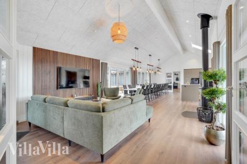 Die Couchecke im Luxusferienhaus Nr. 546 in Limfjord.