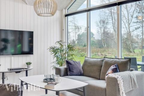 Die Couchecke im Luxusferienhaus Nr. 543 in Lolland/Falster/Mön.