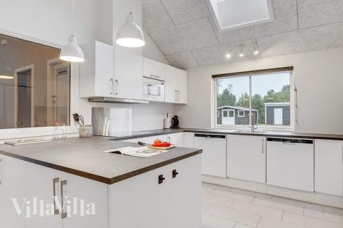 Die Küche im Luxusferienhaus Nr. 543 ist gut eingerichtet.