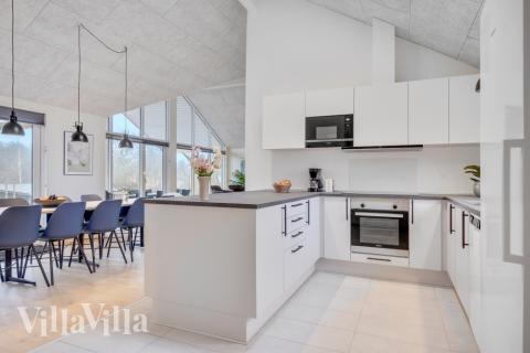 Die Küche im Luxusferienhaus Nr. 549 ist gut eingerichtet.