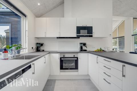 Die Küche im Luxusferienhaus Nr. 540 ist gut eingerichtet.