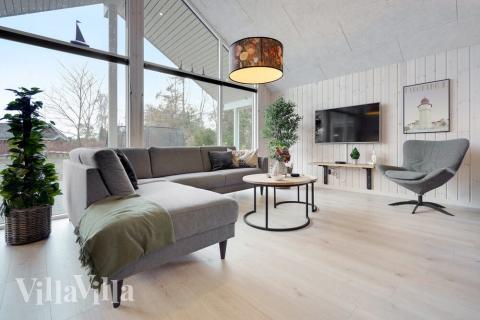 Die Couchecke im Luxusferienhaus Nr. 550 in Lolland/Falster/Mön.