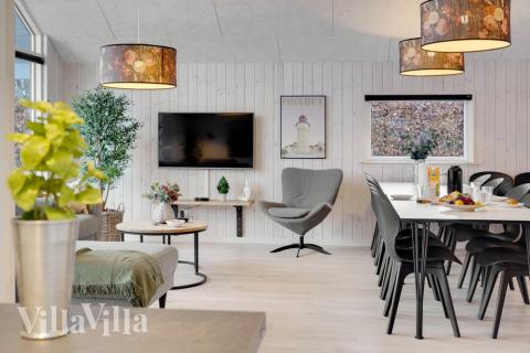 Aufenthaltsraum mit Platz für 14 im Luxusferienhaus Nr. 550.