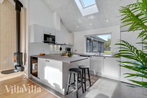 Die Küche in dem Luxusferienhaus Nr. 568 ist so gut ausgestattet, dass man problemlos Mahlzeiten für 16 Personen zubereiten kann.