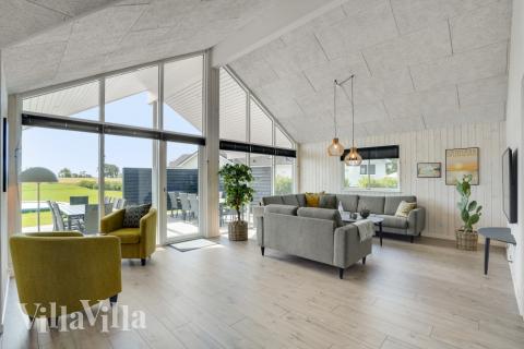 In der Sofalandschaft des Ferienhauses Nr. 547 kann man es richtig gemütlich machen.