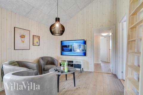 Die Couchecke im Luxusferienhaus Nr. 547 in Limfjord.