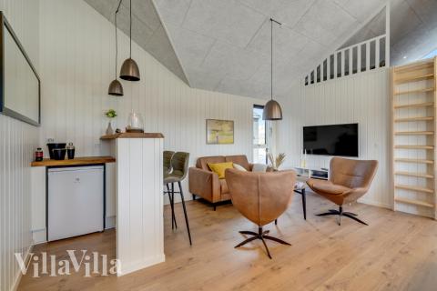 Die Bar im Luxusferienhaus 558 in Westjütland