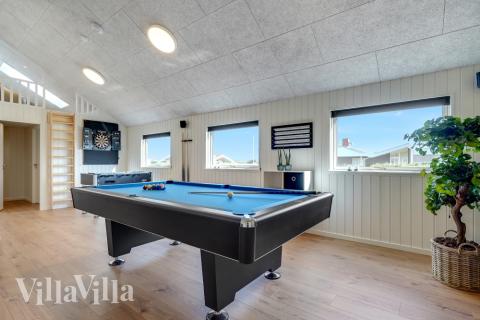 Veranstaltet ein Turnier im Aktivitätsraum, wenn ihr das Ferienhaus Nr. 558 in Westjütland besucht.
