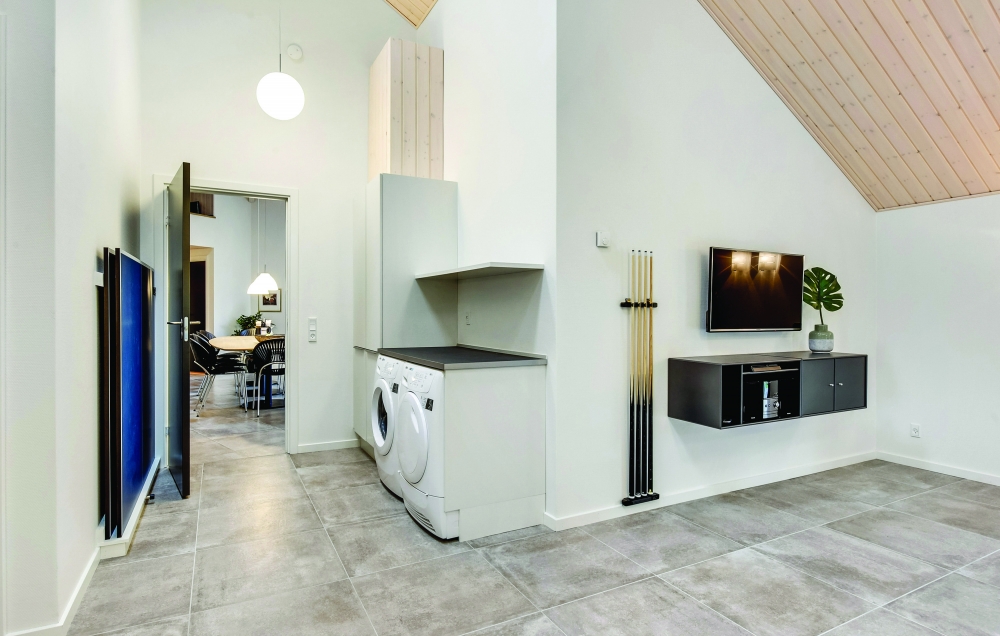 Der geräumige Eingangsbereich im Luxusferienhaus Nr. 570 in Westjütland