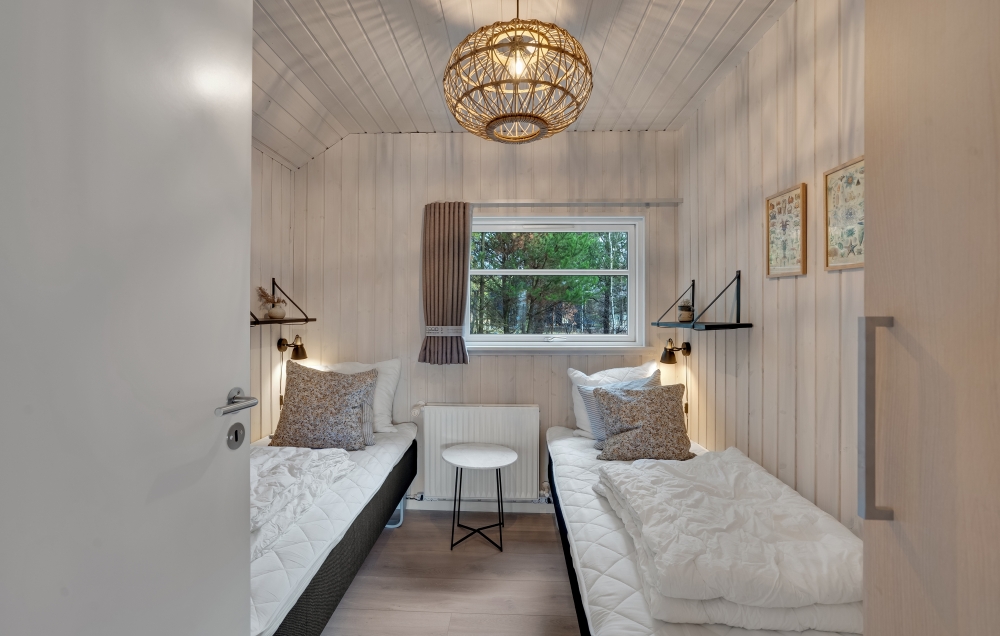 Schlafzimmer im Luxusferienhaus Nr. 571 in Südjütland