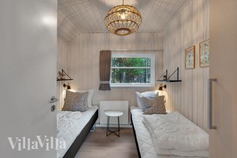 Schlafzimmer im Luxusferienhaus Nr. 571 in Südjütland