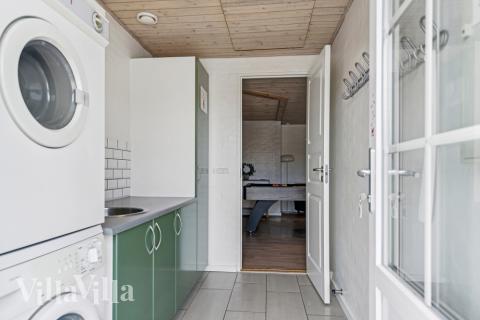 Der geräumige Eingangsbereich im Luxusferienhaus Nr. 572 in Westjütland