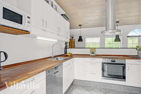 Die Küche im Luxusferienhaus Nr. 573 ist gut eingerichtet.