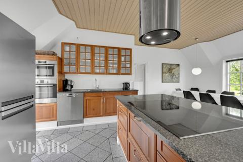 Die Küche im Luxusferienhaus Nr. 575 ist gut eingerichtet.