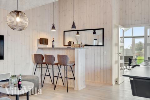 Das Ferienhaus 553 ist mit eigener Bar ausgestattet