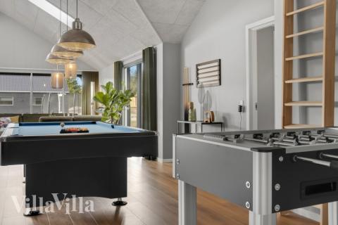 Veranstaltet ein Turnier im Aktivitätsraum, wenn ihr das Ferienhaus Nr. 554 in Westjütland besucht.