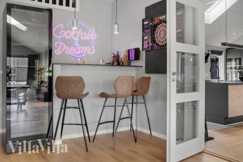 Das Ferienhaus 554 ist mit eigener Bar ausgestattet