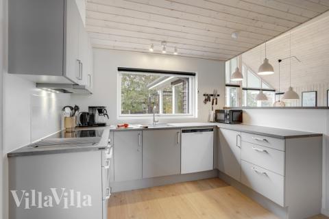 Die Küche im Luxusferienhaus Nr. 578 ist gut eingerichtet.